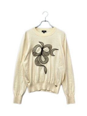 Chanel Long Sleeve Crew Neck Knit 38 Sweater